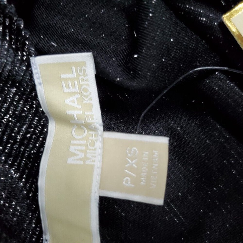 Michael Kors Velvet Cowl Back Dress Petite X Small - Picture 11 of 11